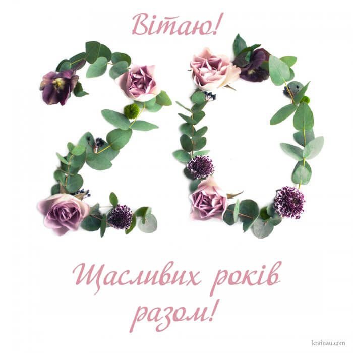 20 лет супружеской жизни