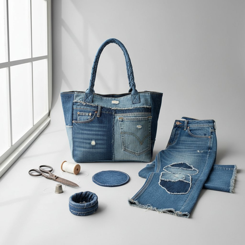 Апсайклинг: как подарить вторую жизнь старым джинсам и сделать их трендовыми