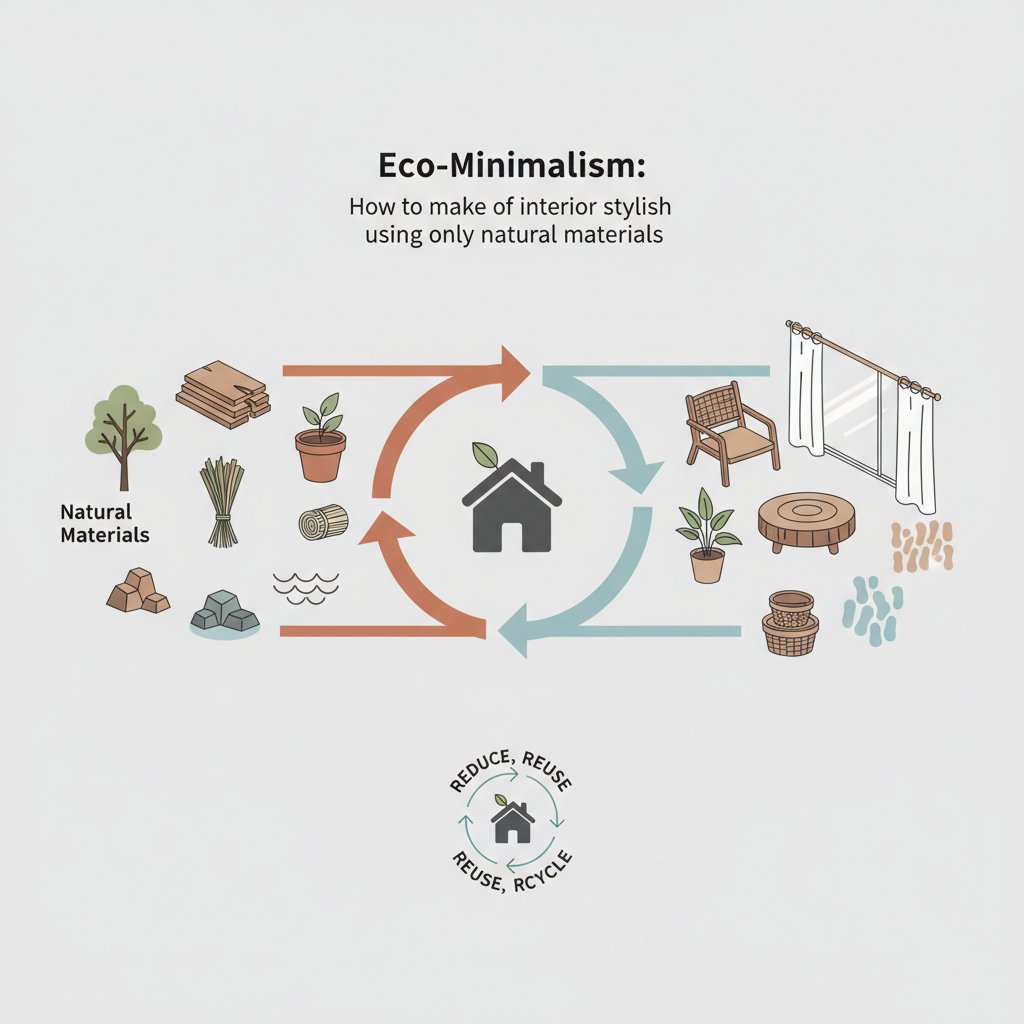 Эко-минимализм: как сделать интерьер стильным, используя только натуральные материалы