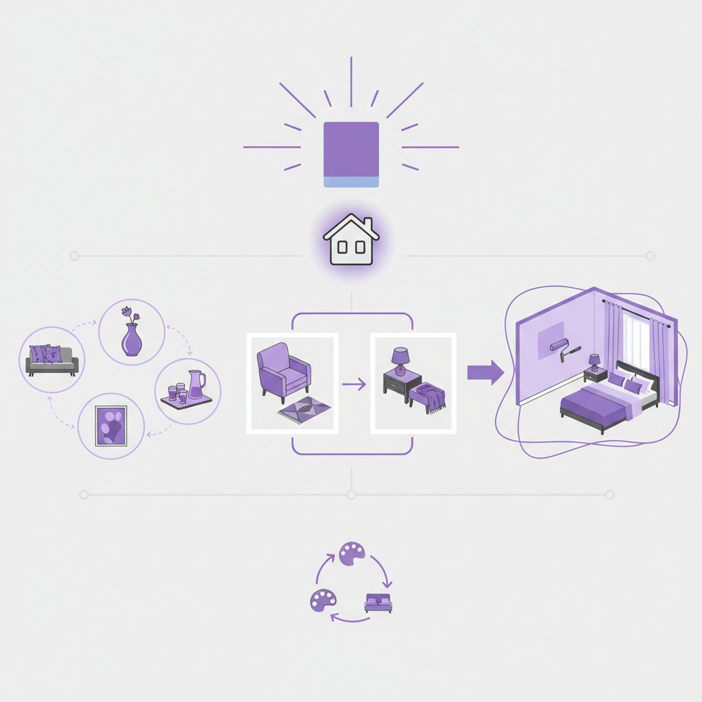 Цвет года 2026 в доме: как интегрировать «цифровой лавандовый» в ваше пространство