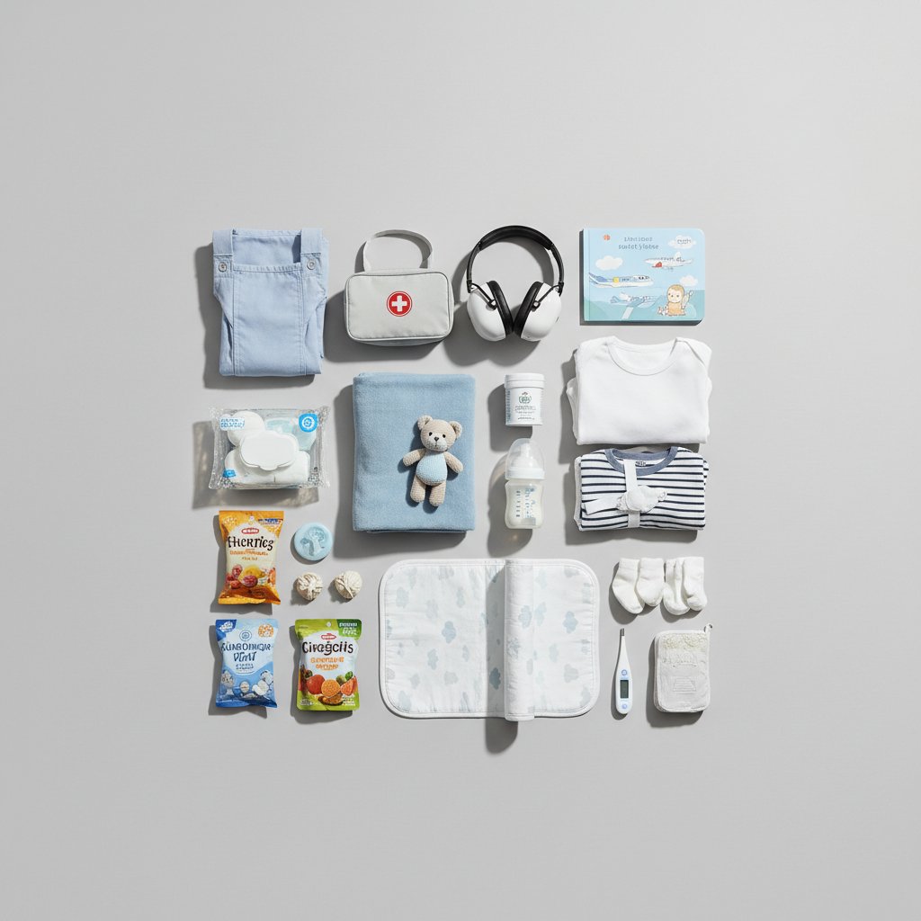 Путешествия с младенцем: полный чек-лист вещей для комфортного путешествия самолетом