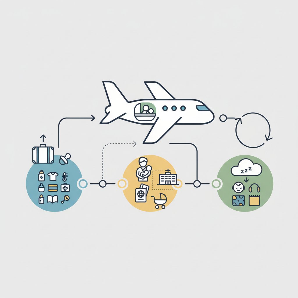 Путешествия с младенцем: полный чек-лист вещей для комфортного путешествия самолетом