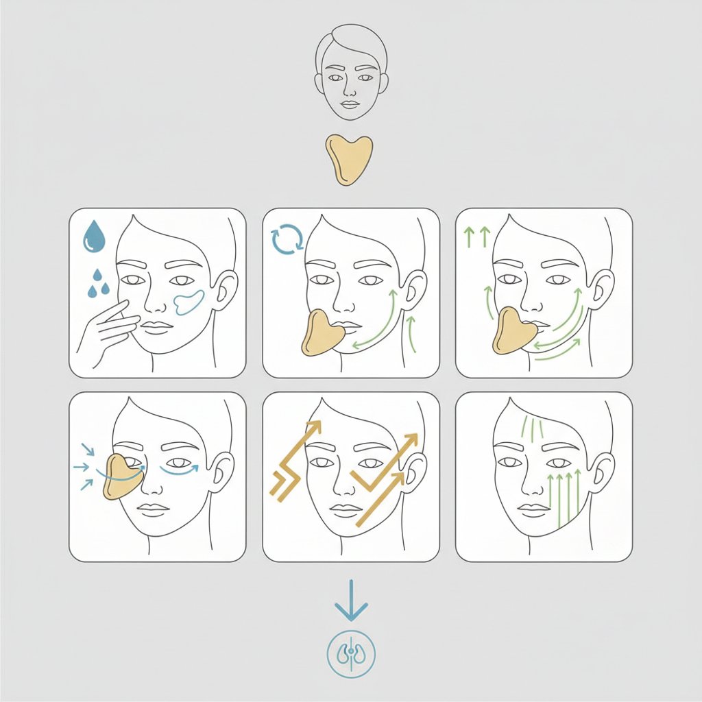 Массаж Гуаша дома: пошаговый гайд для идеального лимфодренажа лица