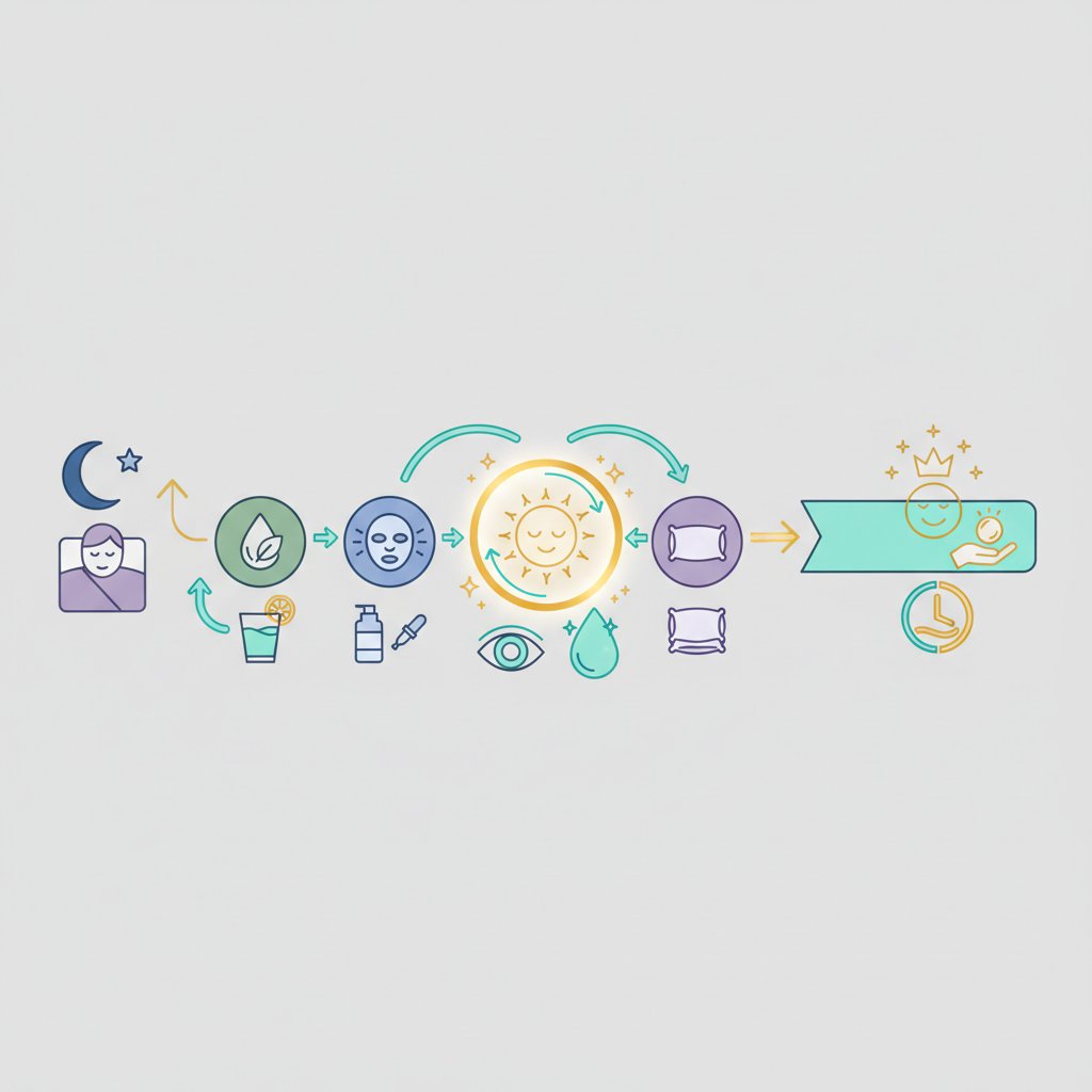 Ночные ритуалы красоты: как настроить сон, чтобы просыпаться без отеков и с сияющей кожей