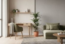 Розумне зонування: як облаштувати робоче місце у вітальні, не втрачаючи затишку