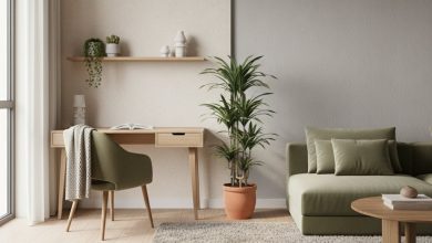 Разумное зонирование: как обустроить рабочее место в гостиной, не теряя уюта