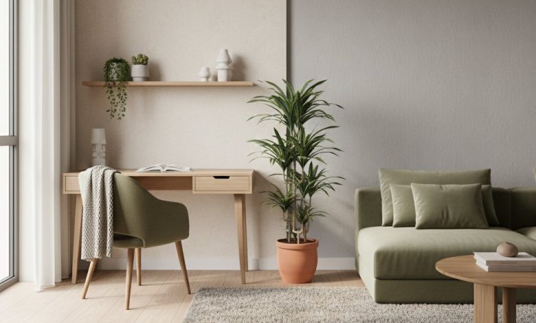 Разумное зонирование: как обустроить рабочее место в гостиной, не теряя уюта