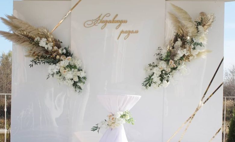 свадебная фотозона