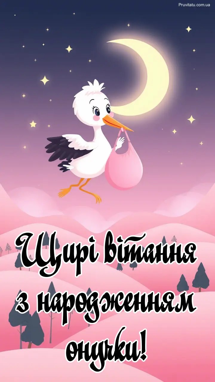 вітання бабусі з днем народженням онучки