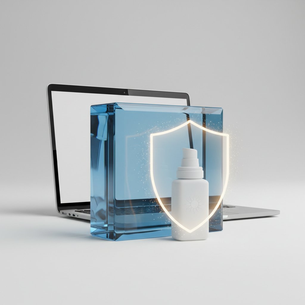 Защита от синего света: почему SPF нужен даже во время работы за компьютером