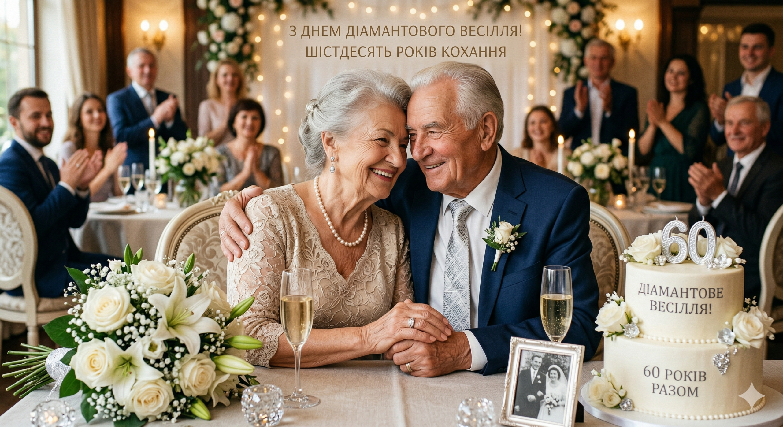Бриллиантовая свадьба (60 лет)