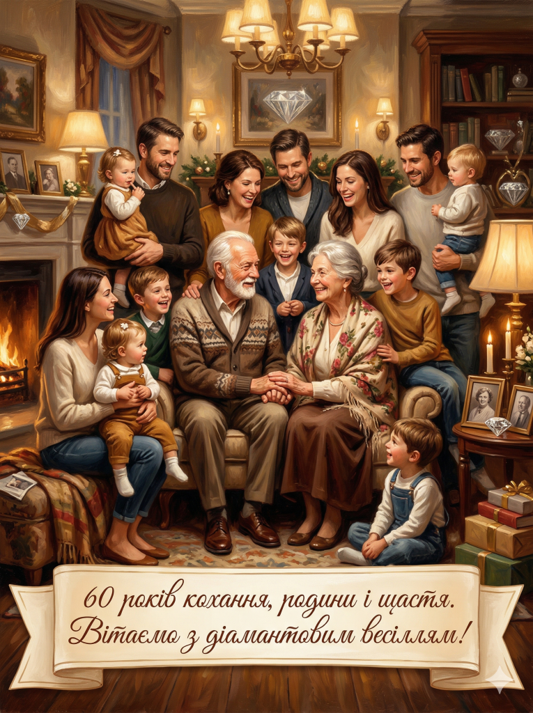 зворушливі привітання на 60 років весілля