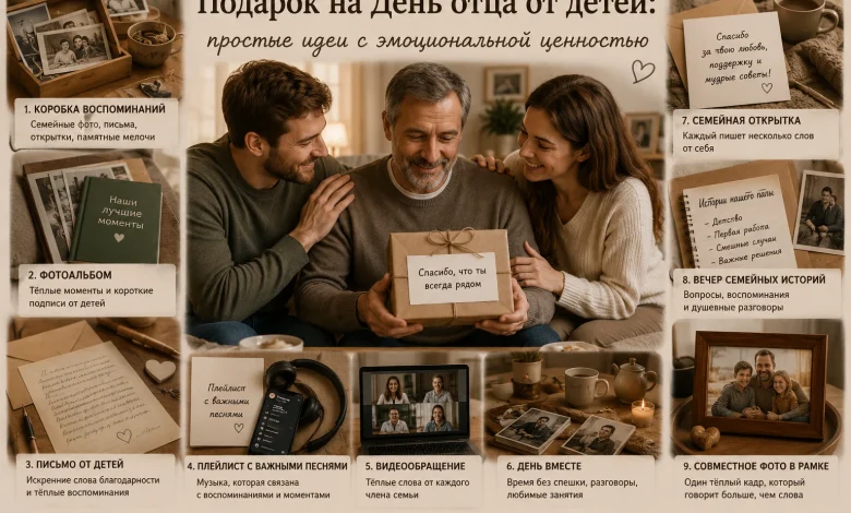 Подарок на День отца от детей