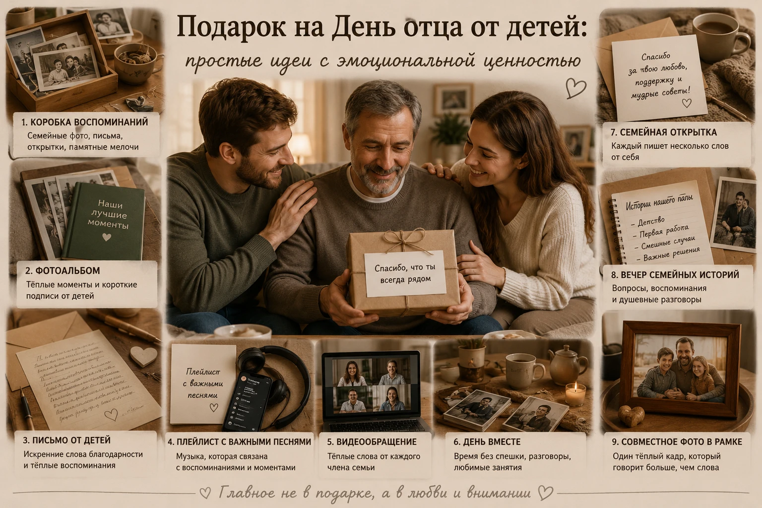 Подарок на День отца от детей