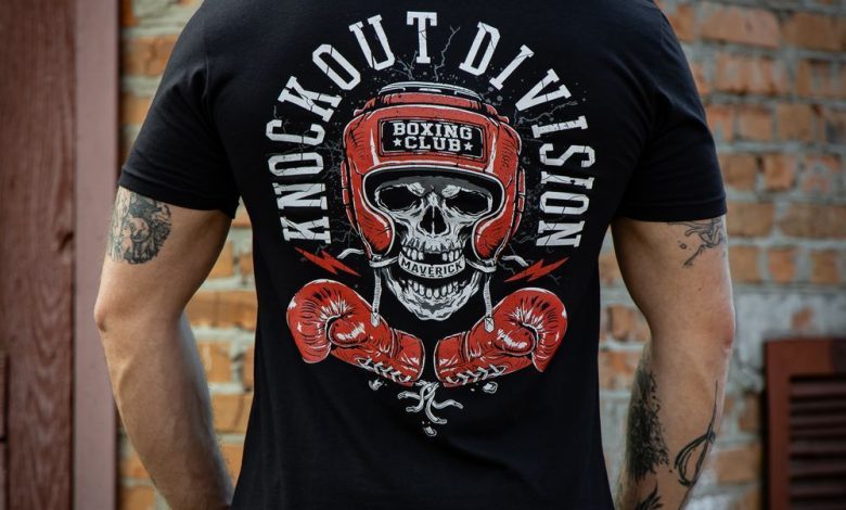 Футболка Maverick Boxing Club з шовкографічним принтом