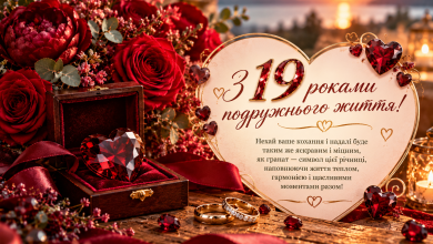 Розкішна гранатова річниця кохання